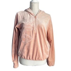 Fila Pink Velour Sweatshirt